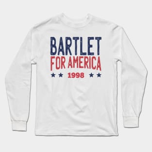 West Wing Bartlet For America 1998 Long Sleeve T-Shirt